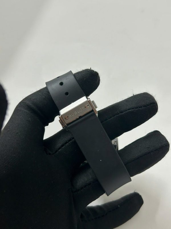 Đồng Hồ Hublot Orlinski Replica 11 Cũ Mặt Đen Dây Cao Su Xưởng HB 40mm (2)
