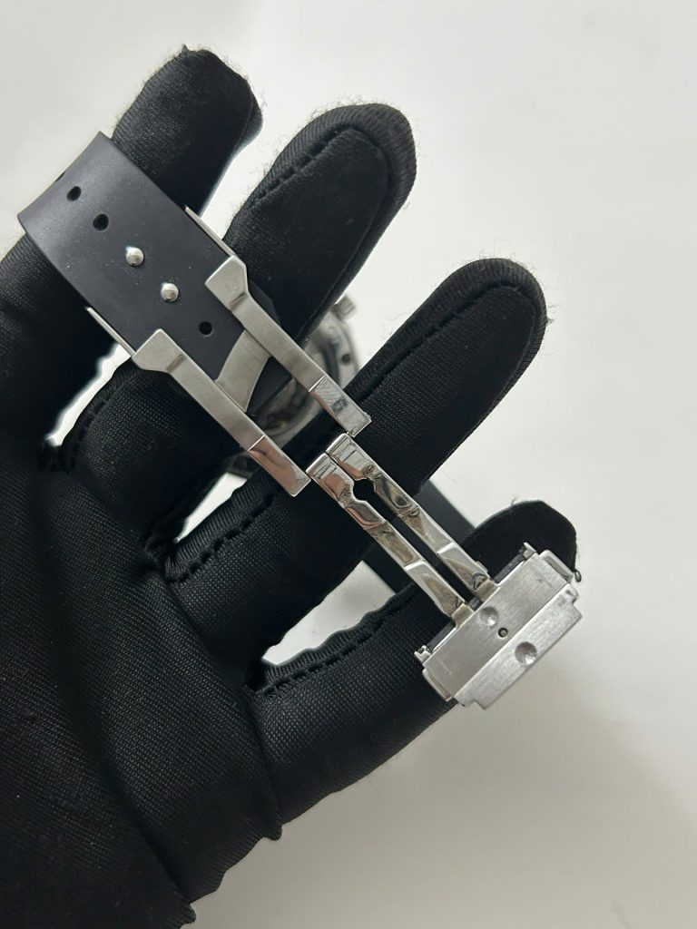 Đồng Hồ Hublot Orlinski Replica 11 Cũ Mặt Đen Dây Cao Su Xưởng HB 40mm (2)