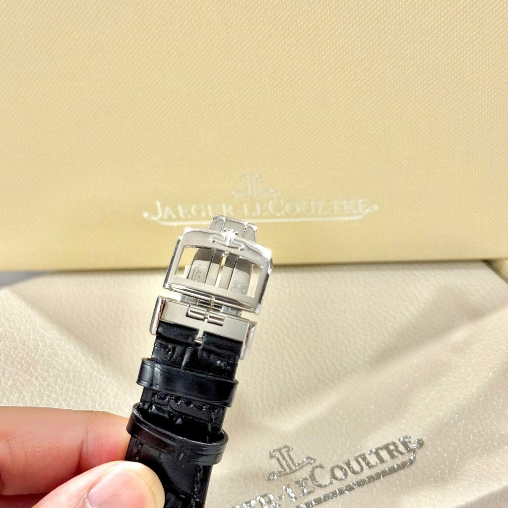 Đồng Hồ Jaeger LeCoultre Fake Cao Cấp Master Ultra thin 1288420 Mặt Bạc Máy Cơ Tự Động 40mm (2)