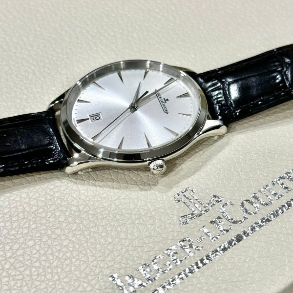 Đồng Hồ Jaeger LeCoultre Fake Cao Cấp Master Ultra thin 1288420 Mặt Bạc Máy Cơ Tự Động 40mm (2)
