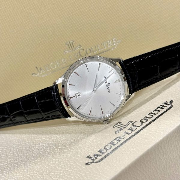 Đồng Hồ Jaeger LeCoultre Fake Cao Cấp Master Ultra thin 1288420 Mặt Bạc Máy Cơ Tự Động 40mm (2)