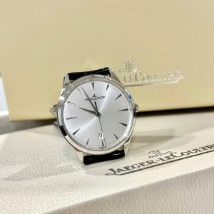 Đồng Hồ Jaeger LeCoultre Fake Cao Cấp Master Ultra thin 1288420 Mặt Bạc Máy Cơ Tự Động 40mm (2)