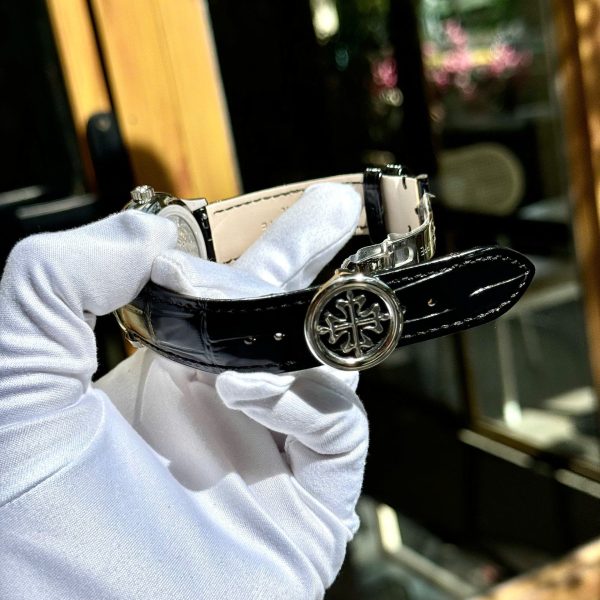 Đồng Hồ Patek Philippe Chế Tác Grand Complications 5327 Mặt Xám Dây Da Đen Nhà Máy 3K 40mm (2)