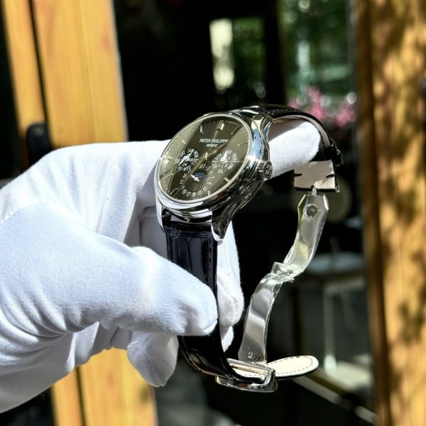Đồng Hồ Patek Philippe Chế Tác Grand Complications 5327 Mặt Xám Dây Da Đen Nhà Máy 3K 40mm (2)