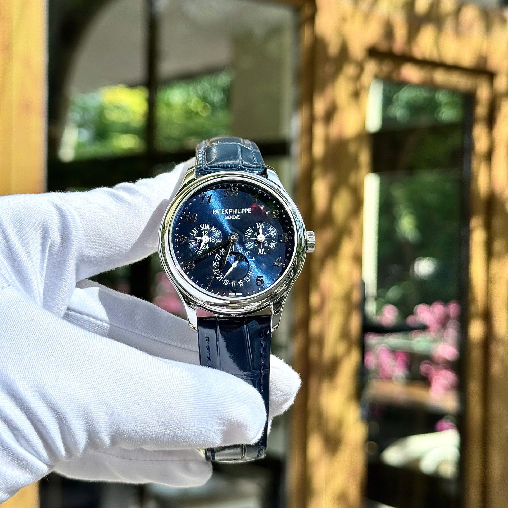 Đồng Hồ Patek Philippe Chế Tác Grand Complications 5327 Màu Xanh Blue Xưởng 3K 40mm (2)