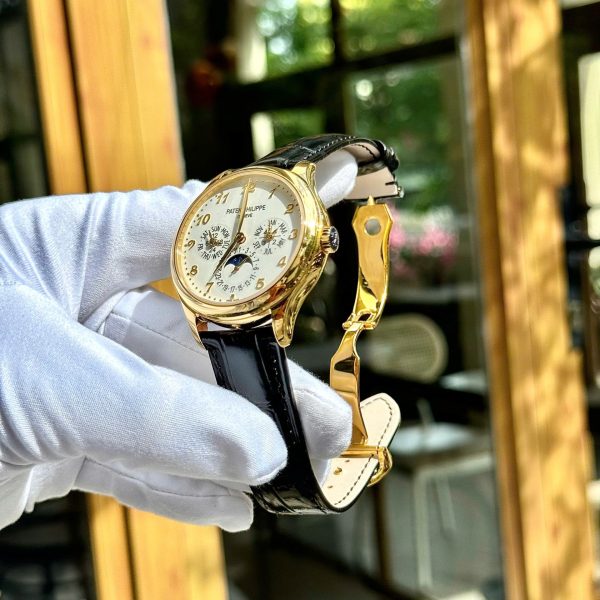 Đồng Hồ Patek Philippe Grand Complications 5327 Mặt Trắng Dây Da Replica Cao Cấp Nhà Máy 3K 40mm (2)