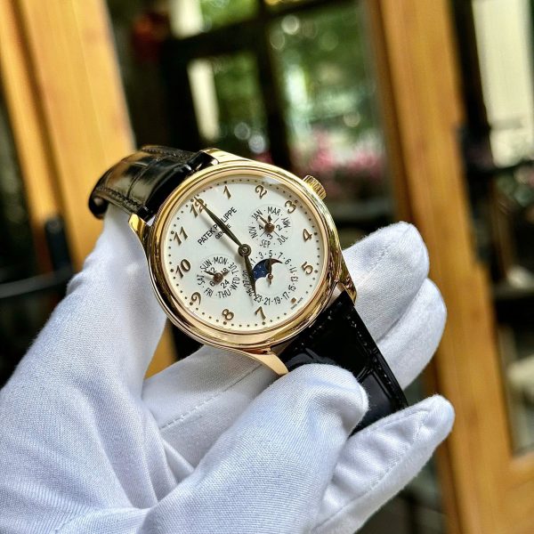 Đồng Hồ Patek Philippe Grand Complications 5327 Mặt Trắng Dây Da Replica Cao Cấp Nhà Máy 3K 40mm (2)