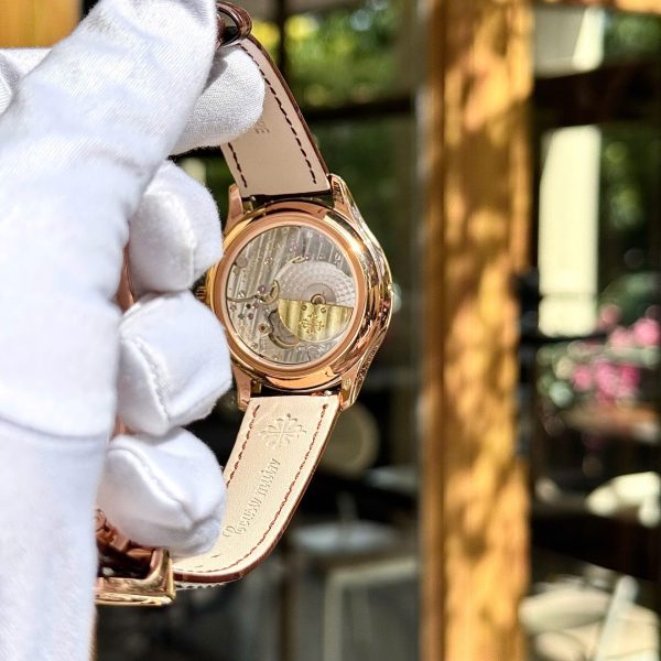 Đồng Hồ Patek Philippe Replica 11 Grand Complications 5327 Mạ Vàng Hồng Mặt Trắng Cọc Số Học Trò Xưởng 3K 40mm (2)