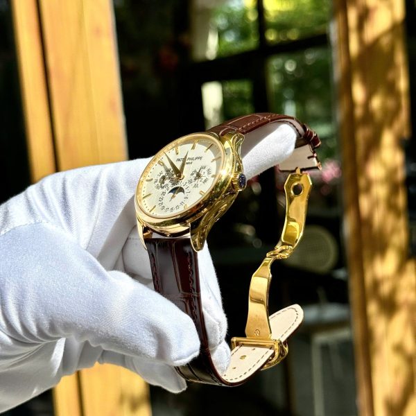 Đồng Hồ Patek Philippe Replica 11 Grand Complications 5327 Mặt Trắng Dây Da Nhà Máy 3K 40mm (2)
