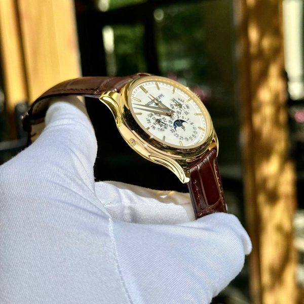 Đồng Hồ Patek Philippe Replica 11 Grand Complications 5327 Mặt Trắng Dây Da Nhà Máy 3K 40mm (2)