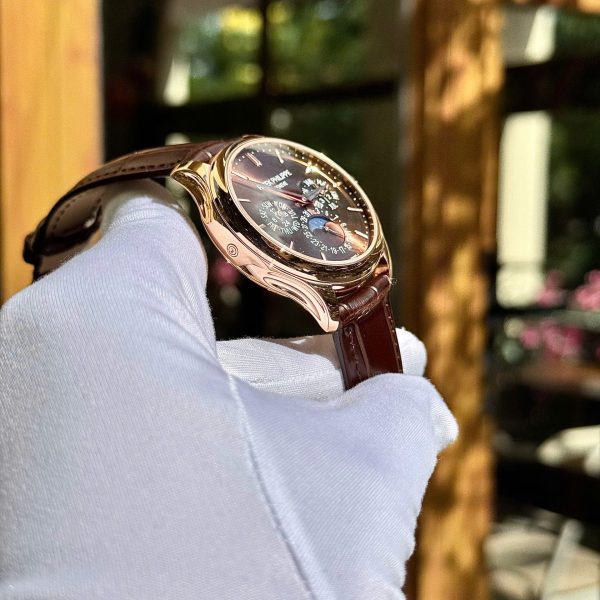 Đồng Hồ Patek Philippe Replica Cao Cấp Grand Complications 5327 Mặt Nâu Dây Da Xưởng 3K 40mm (2)