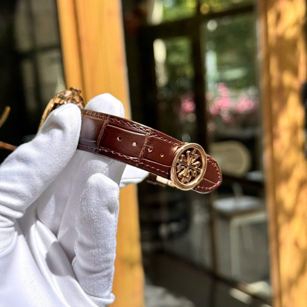 Đồng Hồ Patek Philippe Replica Cao Cấp Grand Complications 5327 Mặt Nâu Dây Da Xưởng 3K 40mm (2)