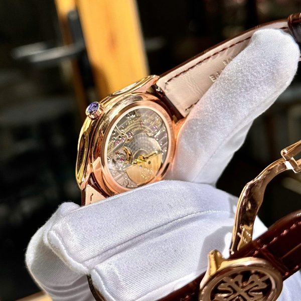 Đồng Hồ Patek Philippe Replica Cao Cấp Grand Complications 5327 Mặt Nâu Dây Da Xưởng 3K 40mm (2)