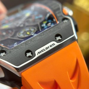 Đồng Hồ Richard Mille RM65-01 Màu Cam Dây Cao Su Replica Cao Cấp 44,5×49,9mm (1)