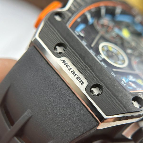 Đồng Hồ Richard Mille RM65-01 Vỏ Carbon Dây Cao Su Replica Cao Cấp 44,5×49,9mm (1)