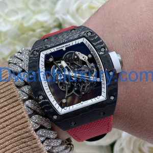 Đồng Hồ Richard Mille Tinh Chỉnh Độc Quyền RM055 Bubba Watson Carbon NTPT & Chuyển Động Vaucher 42,7x49,9mm (11)
