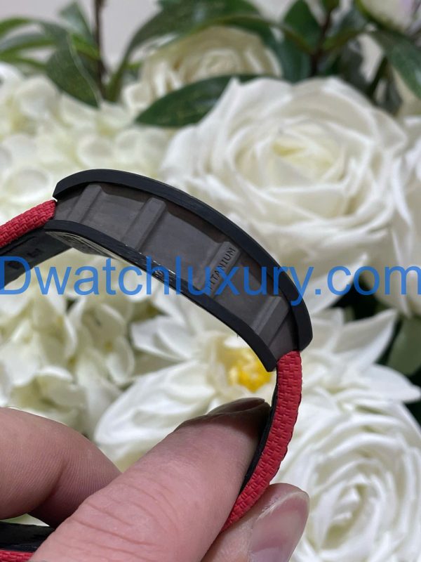 Đồng Hồ Richard Mille Tinh Chỉnh Độc Quyền RM055 Bubba Watson Carbon NTPT & Chuyển Động Vaucher 42,7x49,9mm (11)