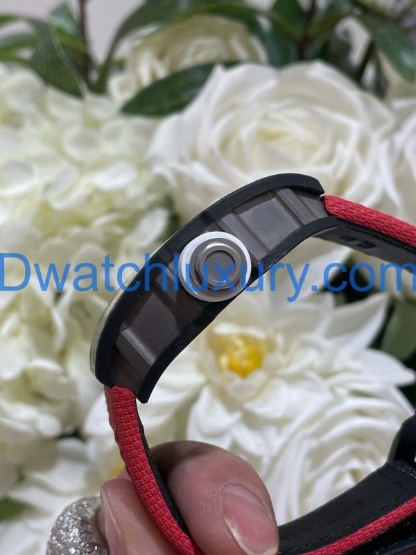 Đồng Hồ Richard Mille Tinh Chỉnh Độc Quyền RM055 Bubba Watson Carbon NTPT & Chuyển Động Vaucher 42,7x49,9mm (11)