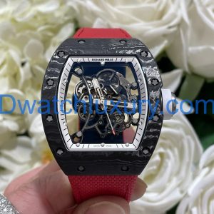 Đồng Hồ Richard Mille Tinh Chỉnh Độc Quyền RM055 Bubba Watson Carbon NTPT & Chuyển Động Vaucher 42,7x49,9mm (11)