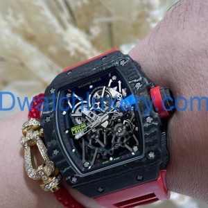 Đồng Hồ Richard Mille Tinh Chỉnh Độc Quyền RM35-02 Automatic Rafael Nadal Carbon & Chuyển Động Vaucher 44,5x49,94mm (1)