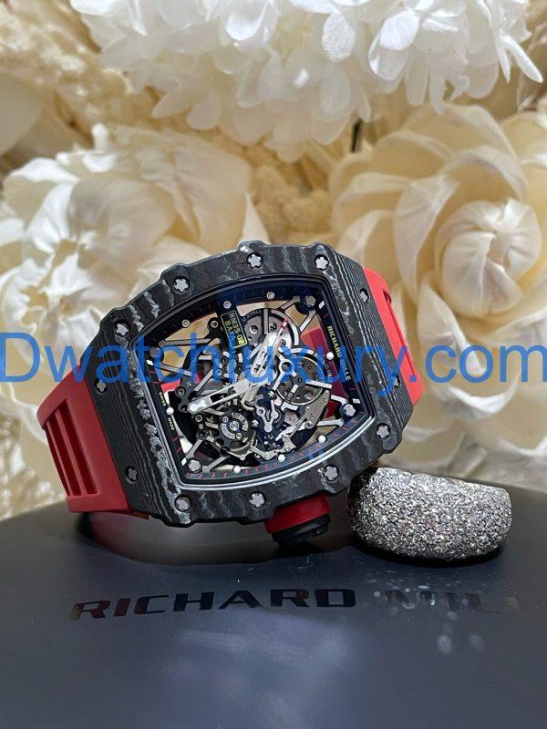 Đồng Hồ Richard Mille Tinh Chỉnh Độc Quyền RM35-02 Automatic Rafael Nadal Carbon & Chuyển Động Vaucher 44,5x49,94mm (1)