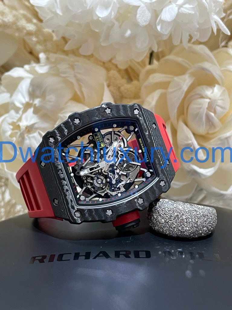 Đồng Hồ Richard Mille Tinh Chỉnh Độc Quyền RM35-02 Automatic Rafael Nadal Carbon & Chuyển Động Vaucher 44,5x49,94mm (1)