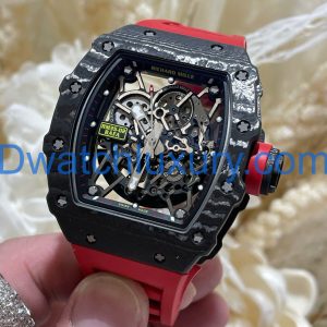 Đồng Hồ Richard Mille Tinh Chỉnh Độc Quyền RM35-02 Automatic Rafael Nadal Carbon & Chuyển Động Vaucher 44,5x49,94mm (1)