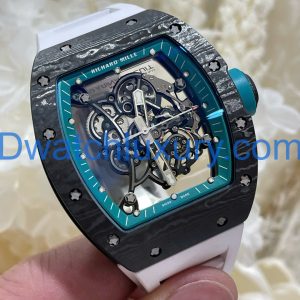 Đồng Hồ Richard Mille Tinh ChỉnhRM055 Bubba Watson Carbon NTPT & Chuyển Động Vaucher Độc Quyền 42,7x49,9mm (1)