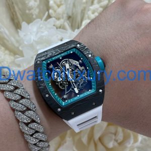 Đồng Hồ Richard Mille Tinh ChỉnhRM055 Bubba Watson Carbon NTPT & Chuyển Động Vaucher Độc Quyền 42,7x49,9mm (1)