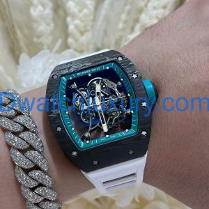 Đồng Hồ Richard Mille Tinh ChỉnhRM055 Bubba Watson Carbon NTPT & Chuyển Động Vaucher Độc Quyền 42,7x49,9mm (1)