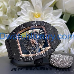 Đồng Hồ Richard Mille Tuỳ Chỉnh Độc Quyền RM055 Bubba Watson Carbon NTPT & Chuyển Động Vaucher 42,7x49,9mm (1)