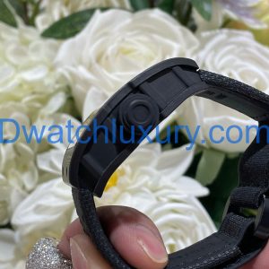 Đồng Hồ Richard Mille Tuỳ Chỉnh Độc Quyền RM055 Bubba Watson Carbon NTPT & Chuyển Động Vaucher 42,7x49,9mm (1)