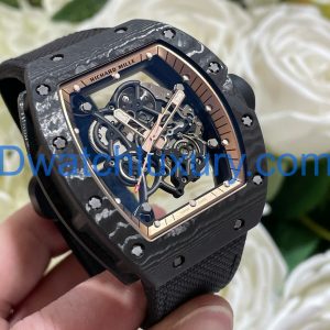 Đồng Hồ Richard Mille Tuỳ Chỉnh Độc Quyền RM055 Bubba Watson Carbon NTPT & Chuyển Động Vaucher 42,7x49,9mm (1)