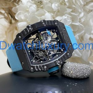 Đồng Hồ Richard Mille Tuỳ Chỉnh Độc Quyền RM35-02 Automatic Rafael Nadal Carbon & Chuyển Động Vaucher 44,5x49,94mm (9)