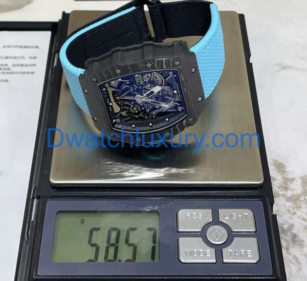 Đồng Hồ Richard Mille Tuỳ Chỉnh Độc Quyền RM35-02 Automatic Rafael Nadal Carbon & Chuyển Động Vaucher 44,5x49,94mm (9)