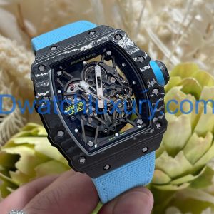 Đồng Hồ Richard Mille Tuỳ Chỉnh Độc Quyền RM35-02 Automatic Rafael Nadal Carbon & Chuyển Động Vaucher 44,5x49,94mm (9)