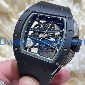 Đồng Hồ Richard Mille Tuỳ Chỉnh Độc Quyền RM61-01 Yohan Blake Gốm Đen Chuyển Động Vaucher 42,7x50,2mm (1)