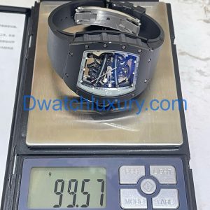 Đồng Hồ Richard Mille Tuỳ Chỉnh Độc Quyền RM61-01 Yohan Blake Gốm Đen Chuyển Động Vaucher 42,7x50,2mm (1)