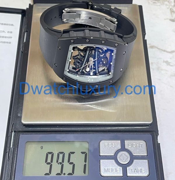 Đồng Hồ Richard Mille Tuỳ Chỉnh Độc Quyền RM61-01 Yohan Blake Gốm Đen Chuyển Động Vaucher 42,7x50,2mm (1)