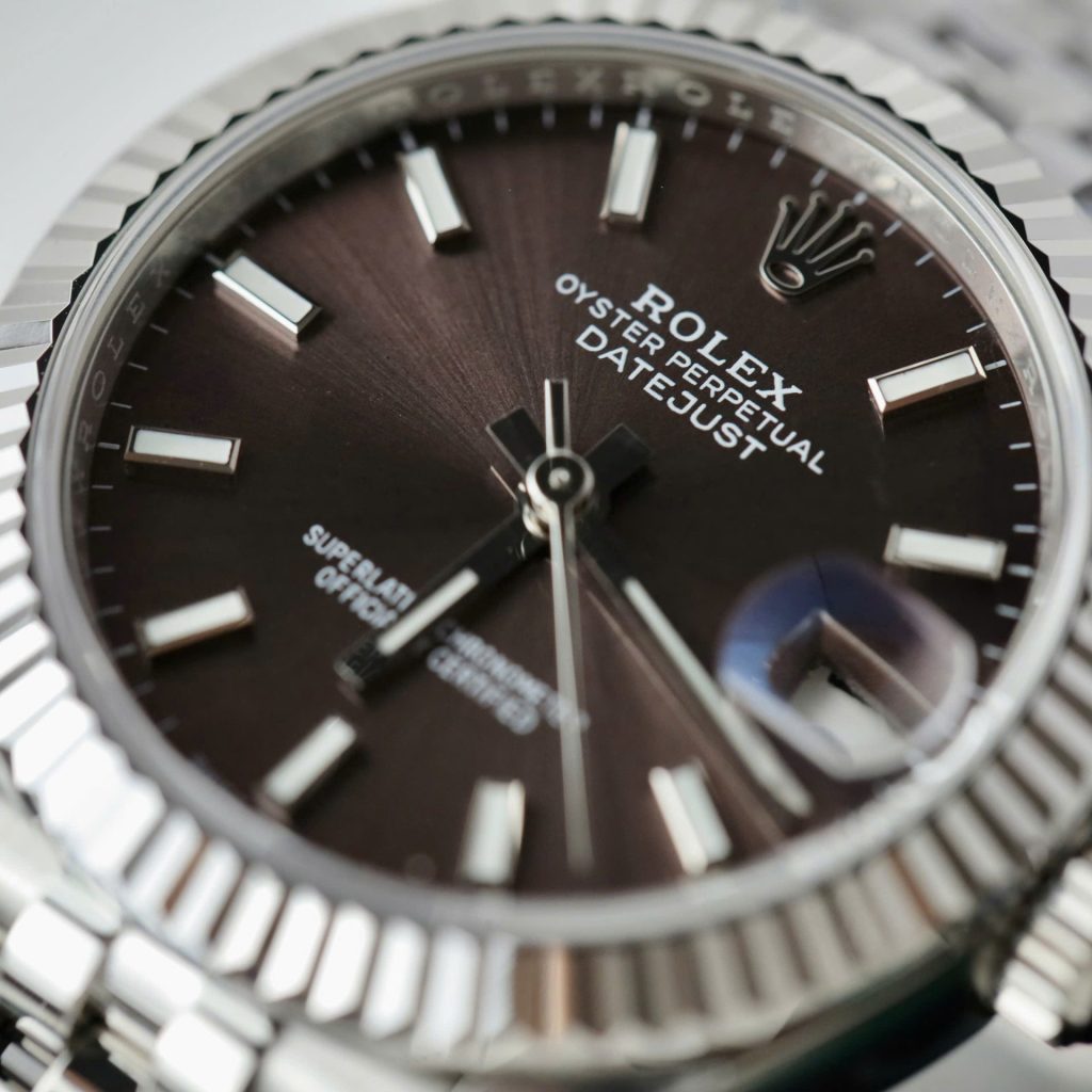 Đồng Hồ Rolex DateJust Chế Tác Mặt Số Xám Tối Dây Jubilee Xưởng THB 31mm (2)