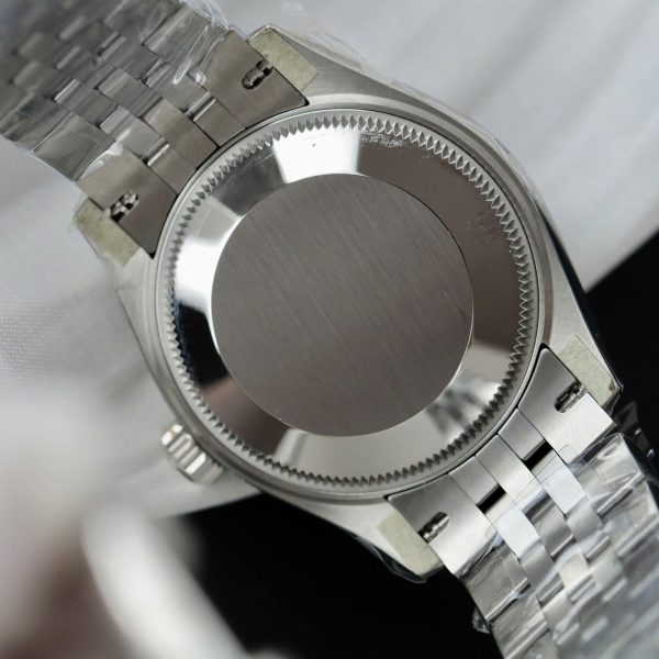 Đồng Hồ Rolex DateJust Replica Cao Cấp Mặt Đen Cọc Số La Mã Xưởng THB 31mm (2)