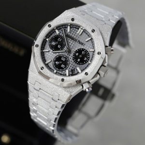 Đồng Hồ Audemars Piguet Royal Oak Chronograph Frosted Gold 26240 Mặt Xám Chế Tác Nhà Máy APS 41mm (2)