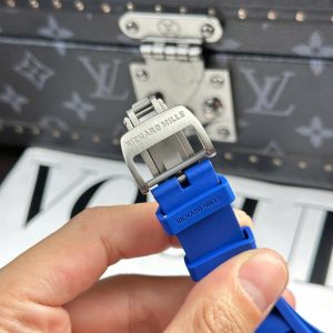 Đồng Hồ Richard Mille Chế Tác RM52-03 Paris Saint-Germain Vỏ Ceramic Màu Xanh 42 (2)