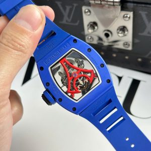 Đồng Hồ Richard Mille Chế Tác RM52-03 Paris Saint-Germain Vỏ Ceramic Màu Xanh 42 (2)