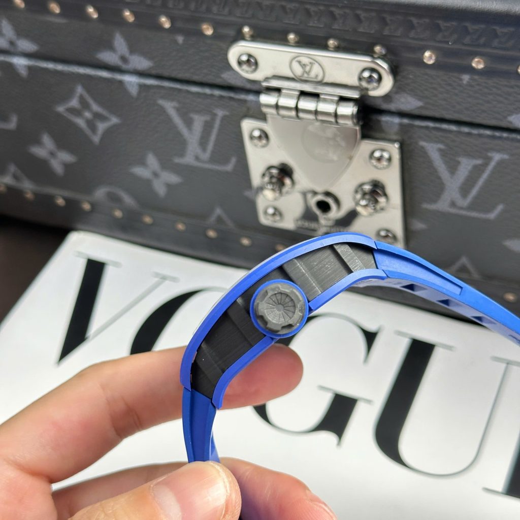 Đồng Hồ Richard Mille Chế Tác RM52-03 Paris Saint-Germain Vỏ Ceramic Màu Xanh 42 (2)