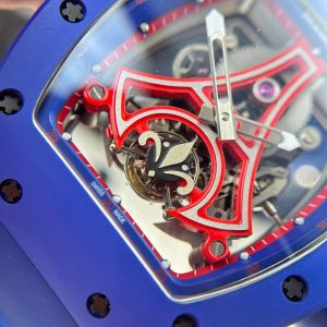 Đồng Hồ Richard Mille Chế Tác RM52-03 Paris Saint-Germain Vỏ Ceramic Màu Xanh 42 (2)