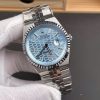 Đồng Hồ Rolex Nam Chế Tác Land-Dweller 127336 Mặt Xanh Băng Họa Tiết Tổ Ong 40mm (2)