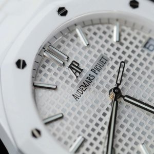 Đồng Hồ Audemars Piguet 15500 Chế Tác Vỏ Gốm Trắng Máy Cơ Thụy Sỹ Xưởng APS 41mm (2)