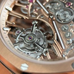 Đồng Hồ Audemars Piguet Replica 11 Royal Oak Tourbillon 26735 Mặt Lộ Cơ Mạ Vàng Hồng 41mm (11)
