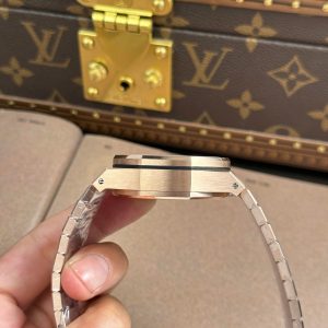 Đồng Hồ Audemars Piguet Replica 11 Royal Oak Tourbillon 26735 Mặt Lộ Cơ Mạ Vàng Hồng 41mm (1)